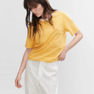 Romwe Women's Cute Summer Striped T-Shirt